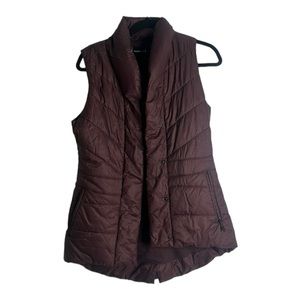 Smart wool smart loft puffer vest size small Burgundy purple